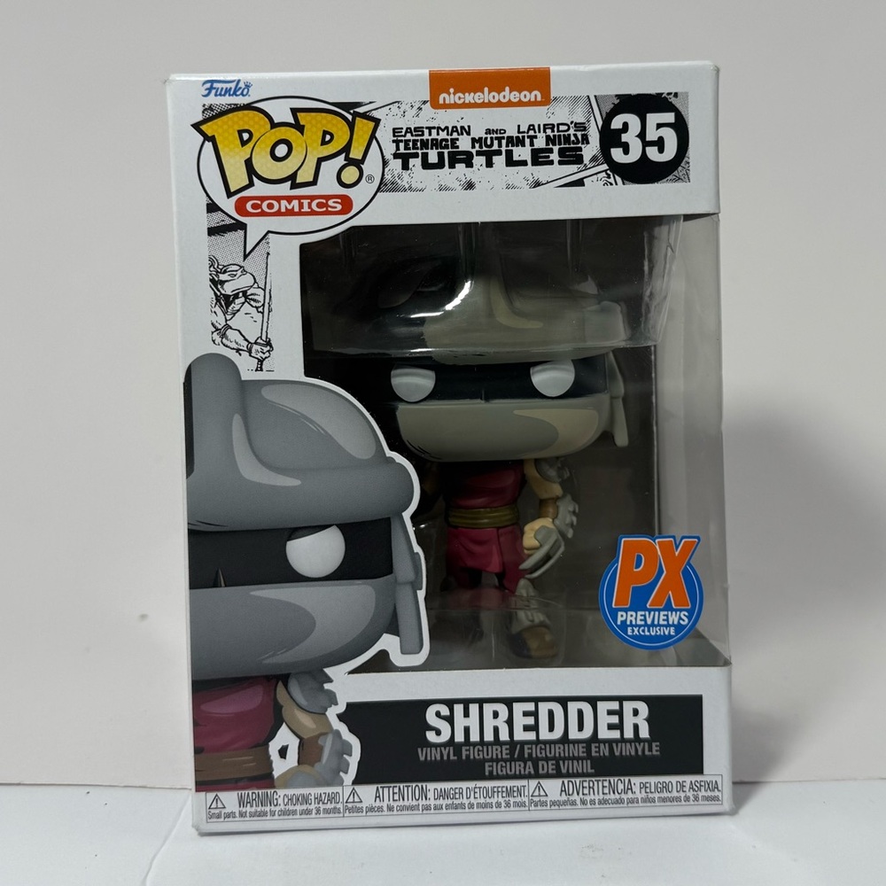 Funko Pop! Comics Teenage Mutant Ninja Turtles Shredder #35 PX Exclusive